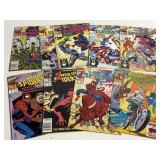 9 Web of Spider-Man Marvel Comic Book Lot
