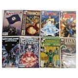 8 DC Justice League, Thanos & New 52 #1s