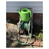 Hose Reel With Garden Hose