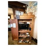 Antique Cabinet / Entertainment Ctr & Misc.