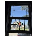 Leaded Glass Window Panel