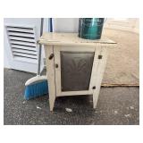 Pierced Tin Cabinet