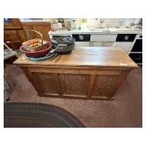 Antique Cabinet & Contents