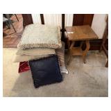 Table & Throw Pillows