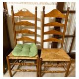Two Ladder Back Chairs