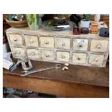 12 Drawer Primitive Storage Cabinet