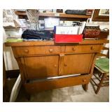 Oak Side Board or Buffet