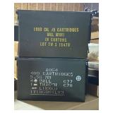 2 USGI 50 cal. Ammo Cans