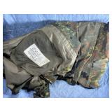 West German Flecktarn Camouflage Rain Suit