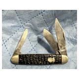 Vintage Winchester 3 Blade Pocket Knife