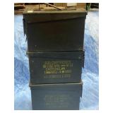 3 USGI .30 cal Ammo Cans