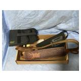 Holsters, Knife, Cylinder Hone & Misc.