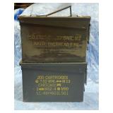2 USGI .30 cal Ammo Cans