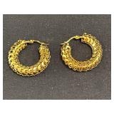 Gold Over Earrings