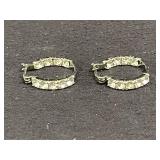 CZ Silver Earrings