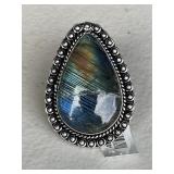 Labarodorite Ring Size 6