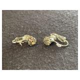 Lever Back Solitaire Earrings