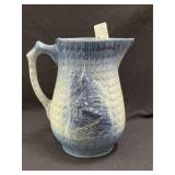 Blue & White Stoneware Pitcher