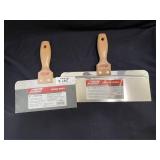 2- WallBoard Taping Knives