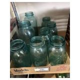 8 Blue Ball Canning Jars
