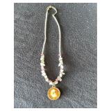 Chipped Crystal Quartz Necklace