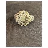 Ornate Sterling Gemstone Ring