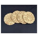 4 Wicker Coasters