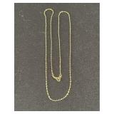 14KT Gold Overlay 24' Necklace