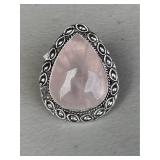 Rose Quartz Ring Size 9