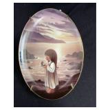 Precious Moments Plate 188 GC Girl