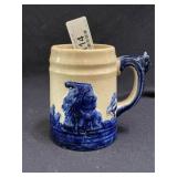 Blue & White Old Sleepy Eye Stoneware Small Mug