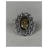 Smoky Quartz Ring Size 8