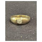 Diamond 14KT Gold Multi Stone Ring Size 10