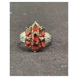 Garnet Ring Size 8