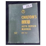 1967 Chilton's Auto Repair Manual and Baseball