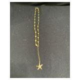 Gold Over Stainless Necklace 20'