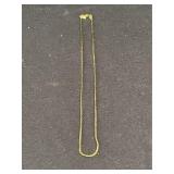 Gold Tone Necklace 16 inches