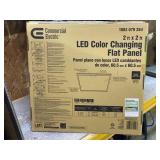 2 LED Color Changing Flat Panels