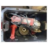 Tote with Milwaukee Tools