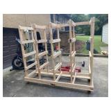 Rolling 27 Gallon Tote Rack