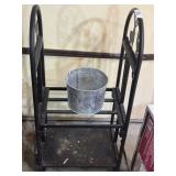 Log Rack w/ Fireplace Tools