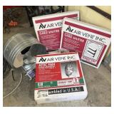 2 Attic Power Vents & 2 Auto Gable Shutters
