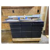 Lockable Metal Tool Cabinet & Misc.