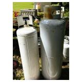 Pair of Large Propane Vapor Tanks