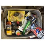 Tote of Oils, Solvents & Misc.
