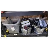 3 Containers Of Tools & Misc.