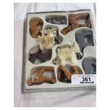 Lot of Glass Animal Figures