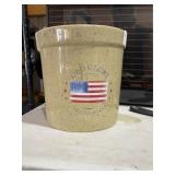 Patriotic Small Crock