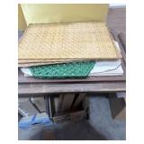 Placemats & Large Wood Tray
