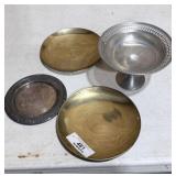 Lot of Metal Dishes